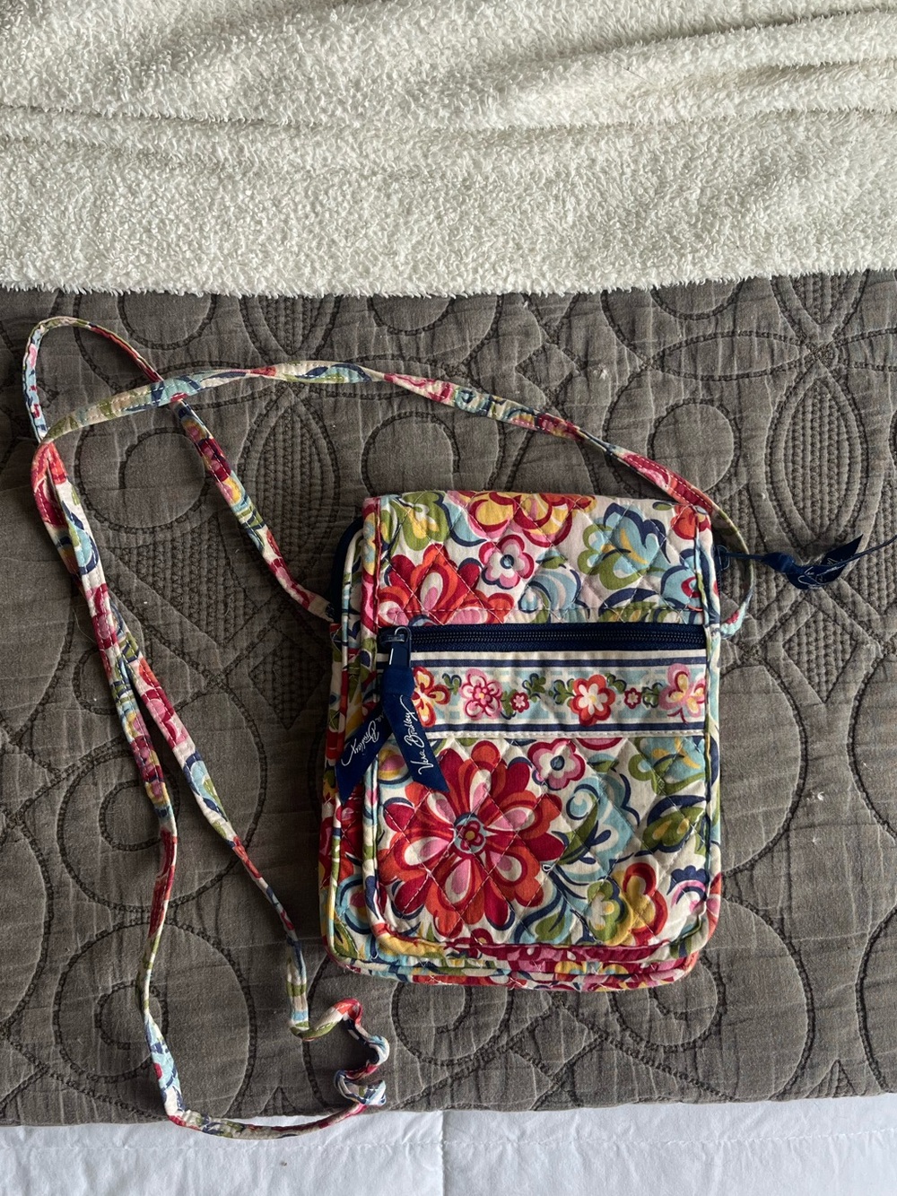 Vera Bradley Quilted Crossbody in “Hope Garden”
